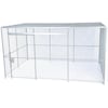 Fordlogan By Spaceguard 4 Wall, Wire Partition Cage, 10 X 10, 10Ft High, W/ Top FL5S101010